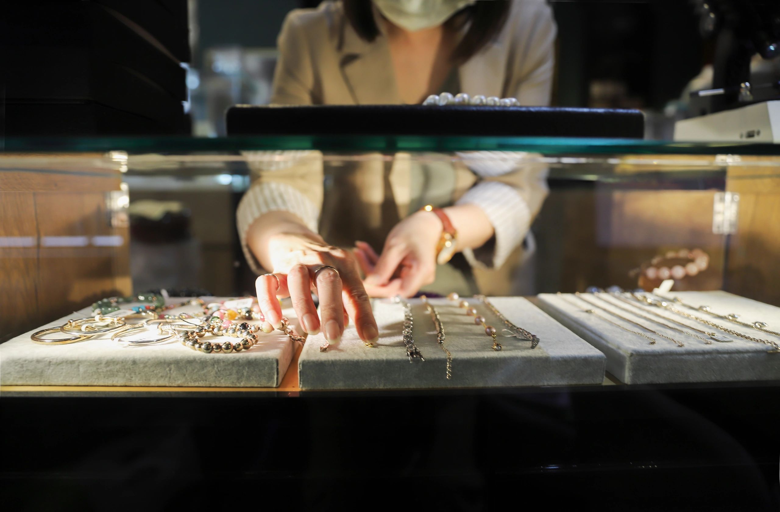 Modern jewelry store interior at Yartim Jewelry